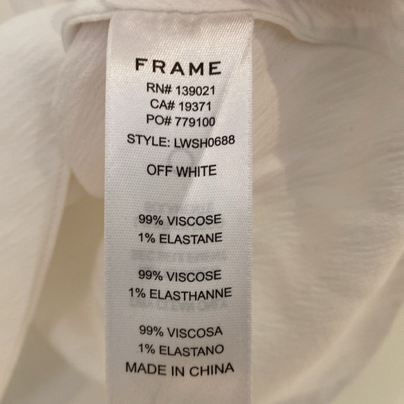 Frame Denim White Tank Top - Picture 8 of 12